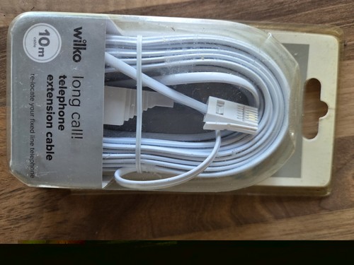 Wilko 10m telephone extension - 10m,