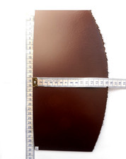 OAK BROWN - SEMI VEG TAN BUTT SPLIT LEATHER OFFCUTS 2.8MM THICK
