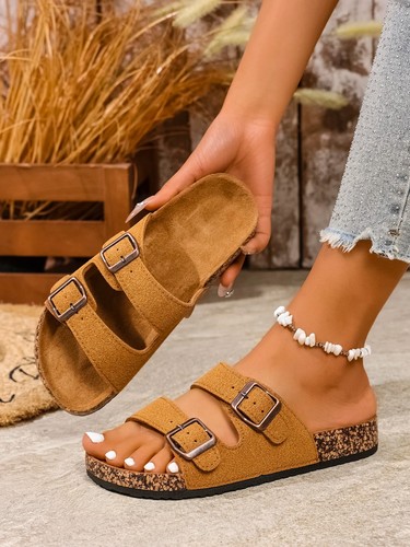 Womens flat slip buckle - flat,