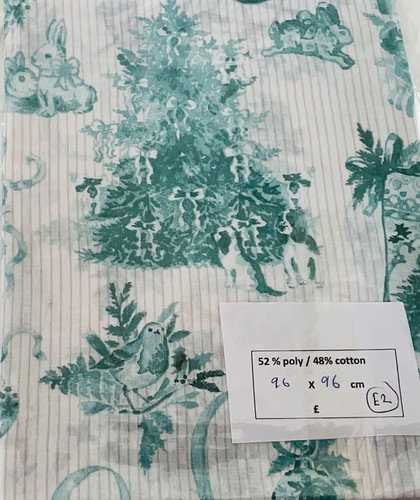 Fabric vintage xmas trees - vintage,