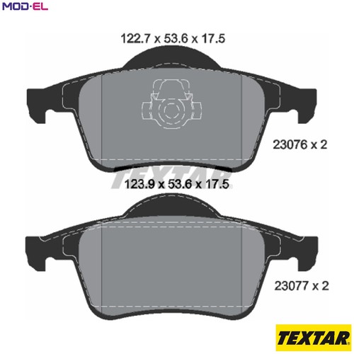 Brake pad set disc - brake,