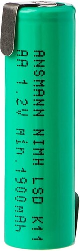 Ansmann flat top - top, battery