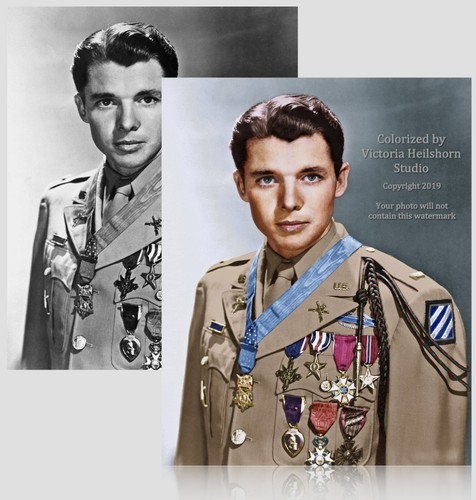 Colorized photo poster - photo, wwii