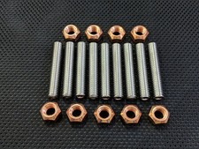 Vauxhall Exhaust manifold studs and copper nut kit bolts Corsa Zafira Astra M8