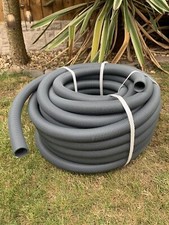 5 Meters 28.5mm ID Grey Convoluted Waste Water Pipe Hose Caravan Motorhome