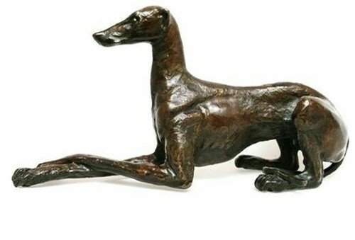 Greyhound lurcher crossed leg - ,