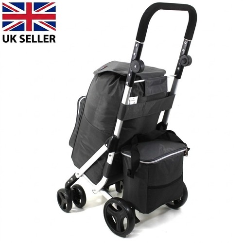 Large wheel shopping trolley - large, 4
