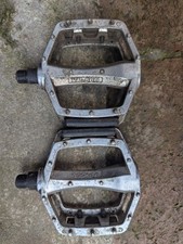 VP-566 Flat Pedals, Silver, Retro Mountain Bike