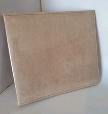  Large Beige Velvet Photo Albumof 10 Pages 12ins X 12ins New Sleeve