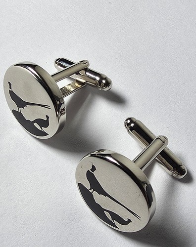 Pheasant round cufflinks - pheasant,