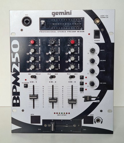 Gemini bpm 250 mixing - gemini, table