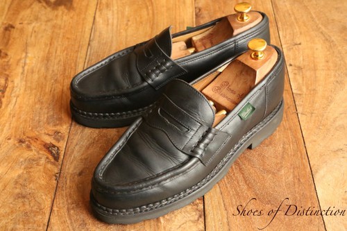 Paraboot black leather loafers - paraboot,