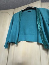Evans Green Sparkly Bolero