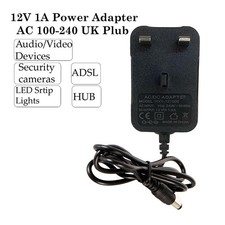 AC/DC 12V 1A 1000mA 100-240V