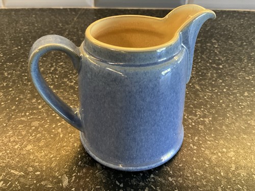 Denby juice milk jug blue - -,