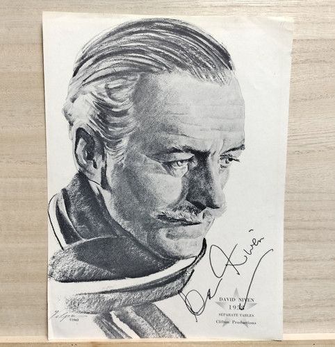 David niven signed - david, page