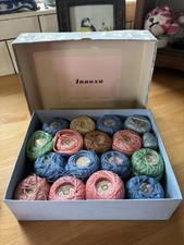 Vintage J & P Coats Mercer Crochet Thread Box Of 16