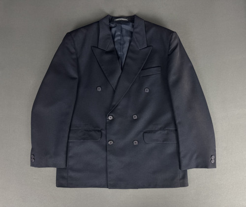 Lincroft navy double breasted - double,