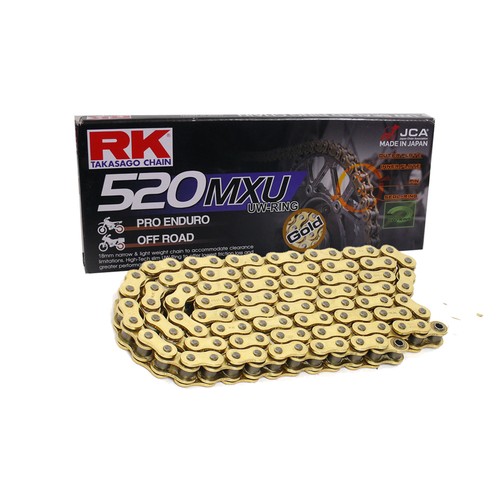 Motorcycle chain gold link - gold,