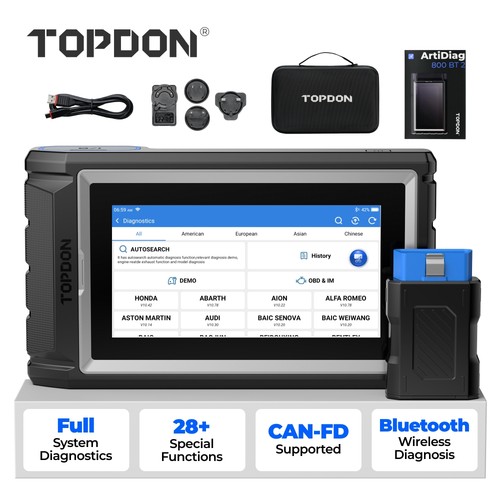 Topdon artidiag 800bt obd2 - topdon,