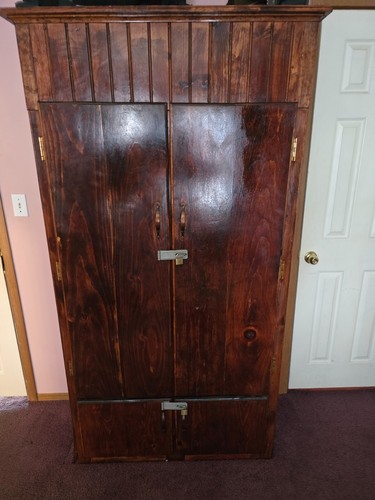 Gun cabinet wood - gun,