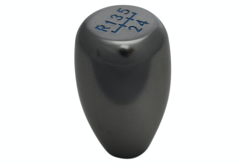 Silver style gear knob 5 - silver,