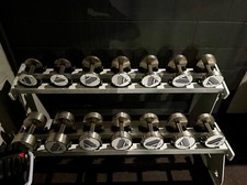 Dumbbell Weights Set and Rack for commercial gym or home use 2.5kg - 20kg