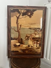 Vintage Marquetry Wood Inlay