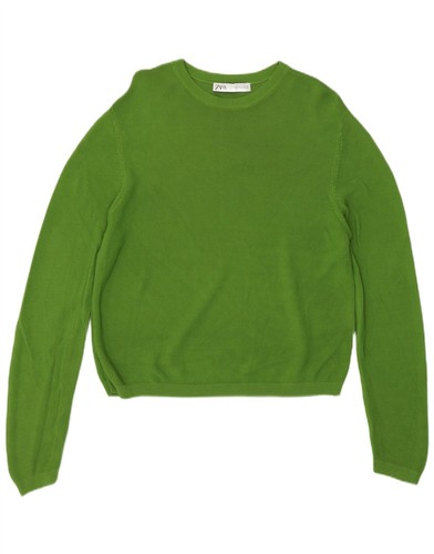 Zara womens crew neck jumper - neck,