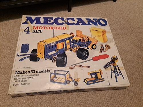 Meccano set motorised - set, 4