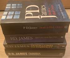 P D James 4 Book Bundle - 6 Novels - Devices & Desires, Death Comes To Pemberley