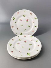 Royal Albert New Country Roses White Set Of Four 21cm Side Salad Plates - New