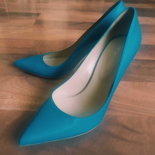 Women heels turquoise - heels,