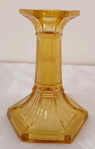 Art deco amber glass - amber,
