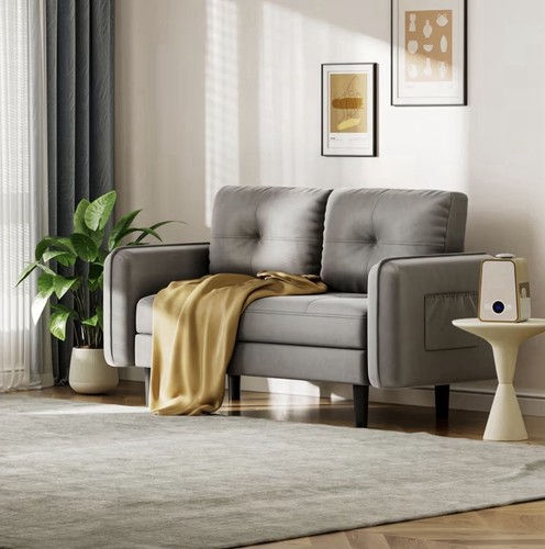 Small seater sofa - 2, velvet
