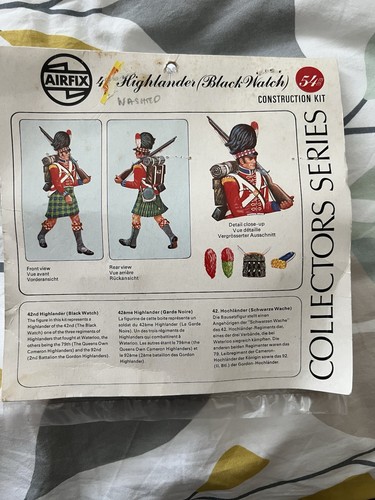 Vintage airfix 42nd - airfix, highlander