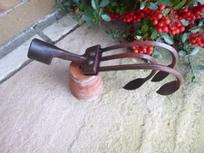 Vintage 3 Prong Cultivator three tine Claw Hoe Rotavator Weeder Old Garden Tool