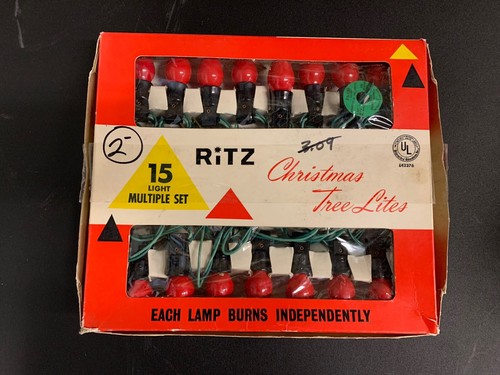 Vintage christmas tree - tree, lites