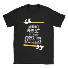 From Yorkshire Mens T-Shirt Present Gift For Yorkshireman For Him