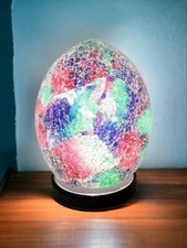 Egg Lamp Mosaic Glass Mini