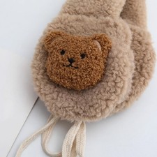 Children s Plush Ear Warmers Lovely Bear Ear Muff Headwrap for Fun and Warmth