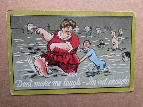 Old postcard artist - artist, woman
