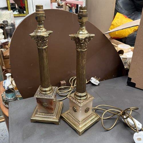 Pair corinthian column english - pair,