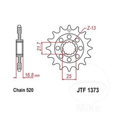 JT Front Sprocket Rac 15 Tooth