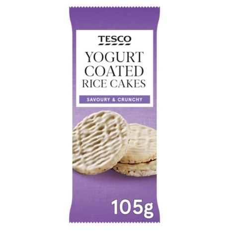 Tesco yogurt coated rice cakes - coated,