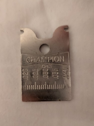 Champion spark plug taper - champion,