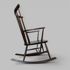 Mid Century Wooden Rocking