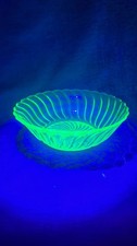 Baguley Uranium Glass Art Deco