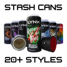Weighted Lynx 150ml Stash Can Safe Secret Hidden Smell Proof Container Storage