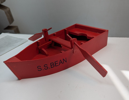 Bean red wooden rowing - ss,
